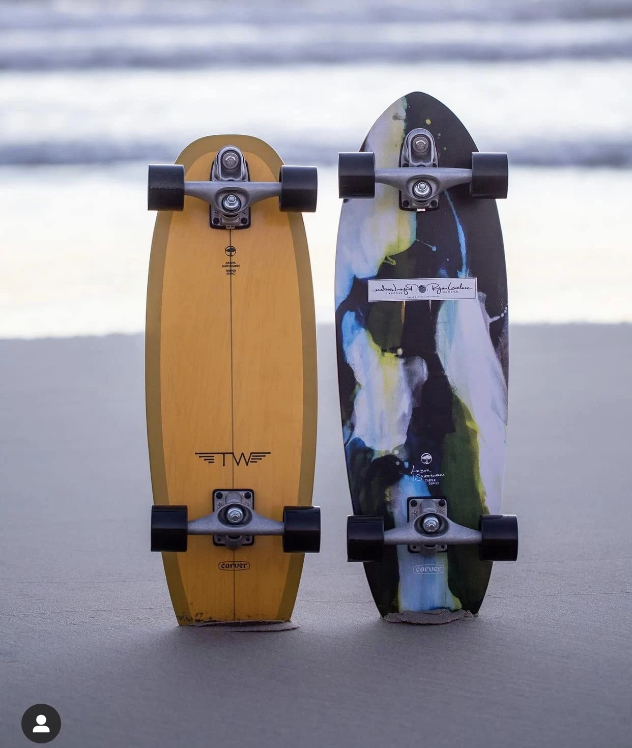 ACTA Surfskate Horizon 32" - La Planche Complète Idéale Pour Carving Et Sensations Surf Sur Bitume