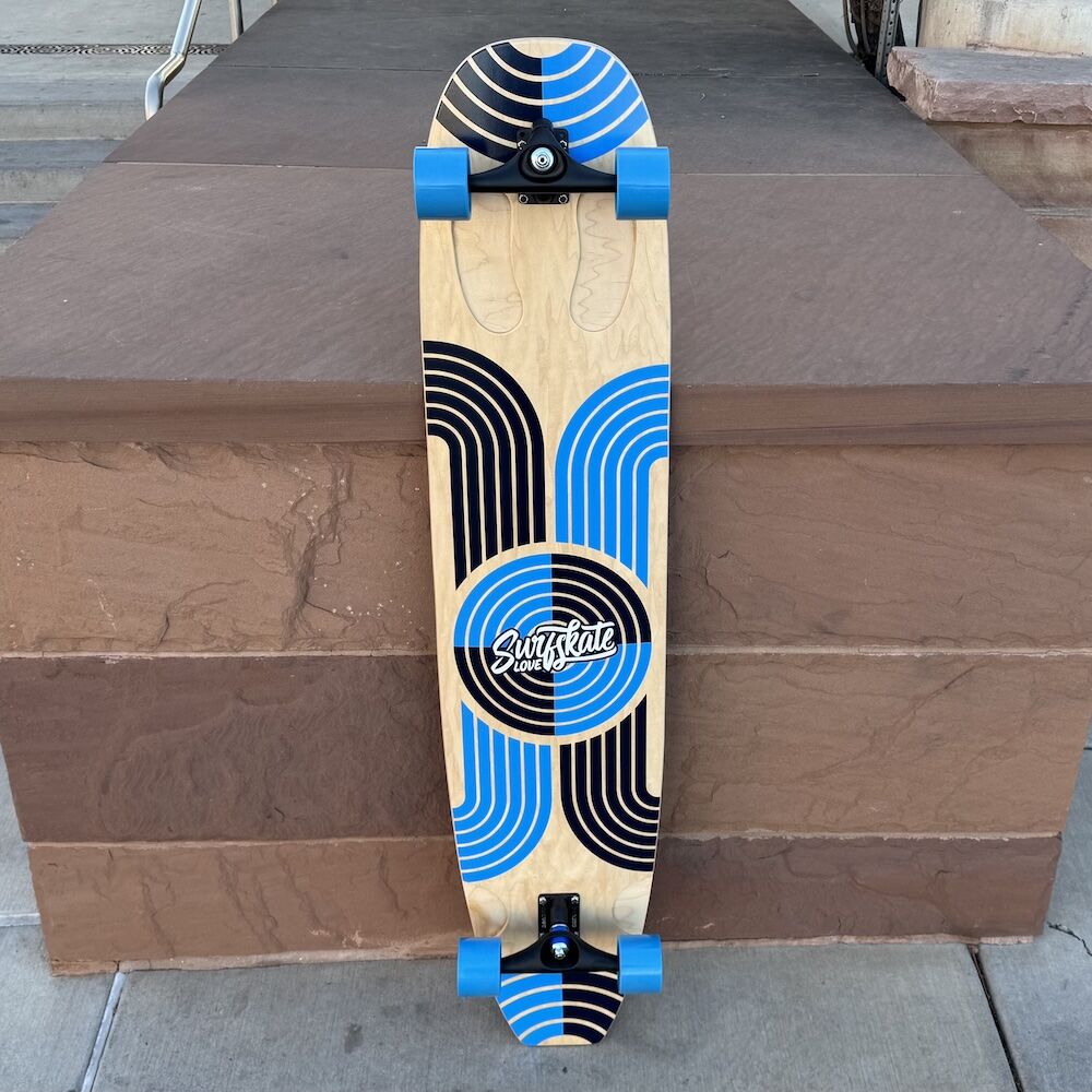 surfskate love bigfoot longboard surfskate with carver cx